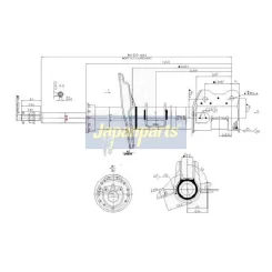 Lengéscsillapító - JAPANPARTS (MM-00159)