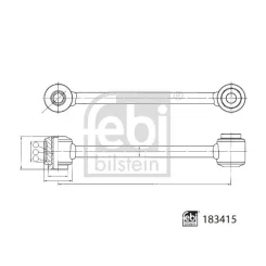 Rúd/Kar, Stabilizátor - FEBI BILSTEIN (FE183415)
