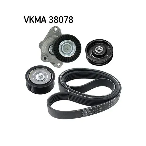 Hosszbordás Szíj Készlet - SKF (VKMA38078)