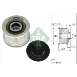 Generátor Szabadonfutó - Schaeffler INA (535031710)