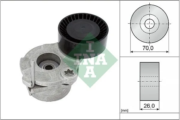 Szíjfeszítő, Hosszbordás Szíj - Schaeffler INA (534063010)