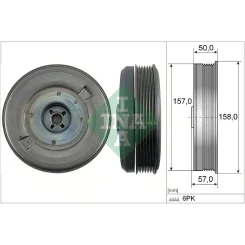 Szíjtárcsa, Főtengely - Schaeffler INA (544051310)