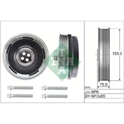 Szíjtárcsa Készlet, Forgattyús Tengely - Schaeffler INA (544016920)