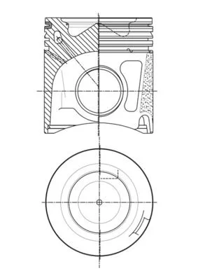 Dugattyú - MAHLE (007PI00150000)