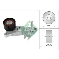 Szíjtárcsa/Vezetőgörgő, Fogasszíj - Schaeffler INA (532099910)