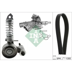 Vízszivattyú + Bordásszíjkészlet - Schaeffler INA (529029730)