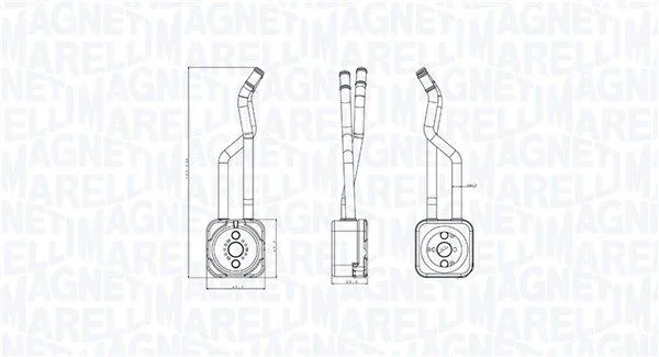 Olajhűtő, Motorolaj - MAGNETI MARELLI (RO0038)