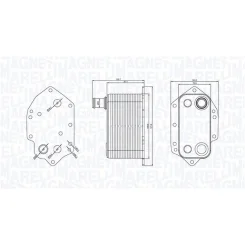 Olajhűtő, Motorolaj - MAGNETI MARELLI (RO0040)