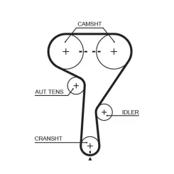 Fogasszíj - GATES (GAT5603XS)
