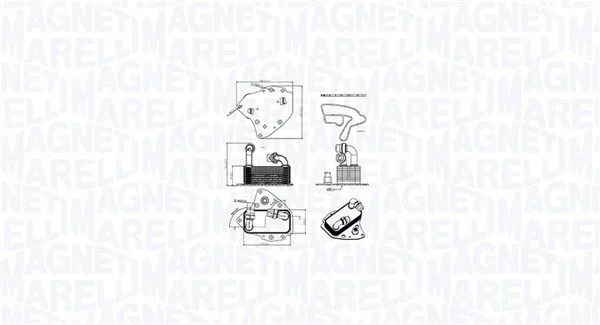 Olajhűtő, Motorolaj - MAGNETI MARELLI (RO0006)