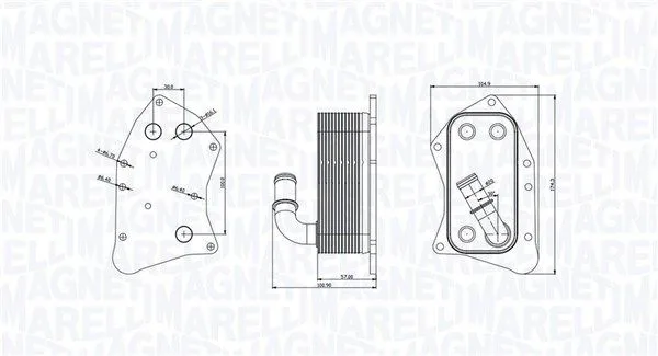 Olajhűtő, Motorolaj - MAGNETI MARELLI (RO0023)