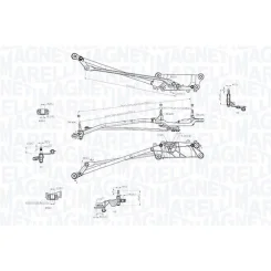 Törlőrudazat - MAGNETI MARELLI (TGT758RM)