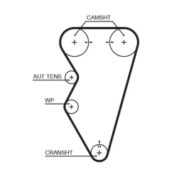 Fogasszíj - GATES (GAT5497XS)