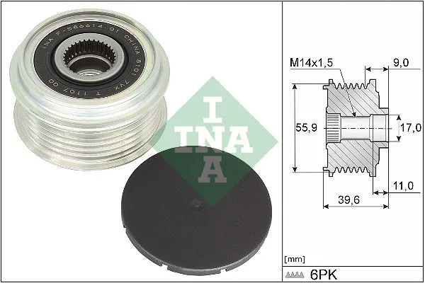 Generátor Szabadonfutó - Schaeffler INA (535034010)