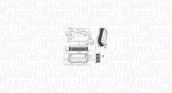 Olajhűtő, Motorolaj - MAGNETI MARELLI (RO0030)