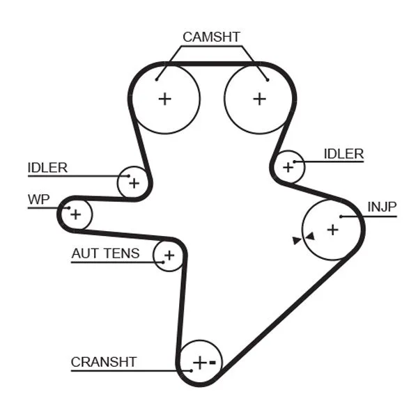 Fogasszíj - GATES (GAT5586XS)