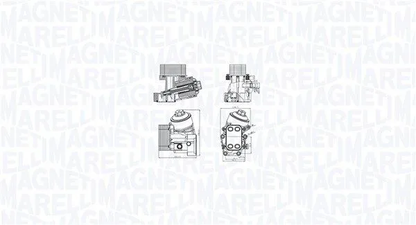 Olajhűtő, Motorolaj - MAGNETI MARELLI (RO0041)