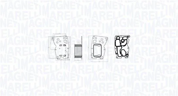Olajhűtő, Motorolaj - MAGNETI MARELLI (RO0003)