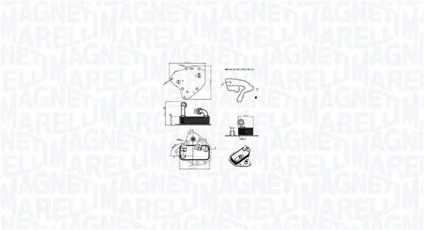 Olajhűtő, Motorolaj - MAGNETI MARELLI (RO0007)
