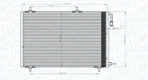 Kondenzátor, Klíma - MAGNETI MARELLI (BC816)