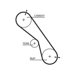 Fogasszíj - GATES (GAT5560XS)