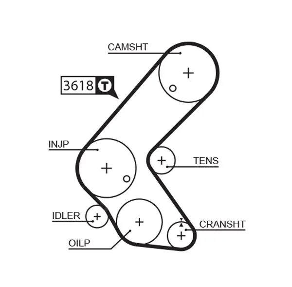 Fogasszíj - GATES (GAT5563XS)