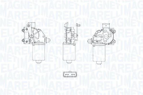 Törlőmotor - MAGNETI MARELLI (TGE774MM)