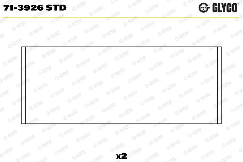 Hajtókar Csapágy - GLYCO (71-3926 STD)