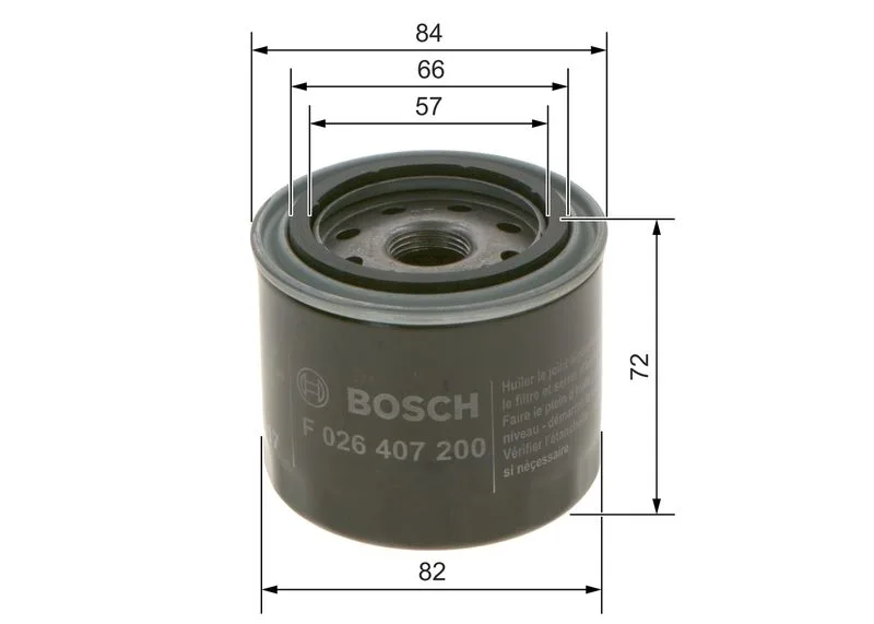Olajszűrő - BOSCH (F026407200)