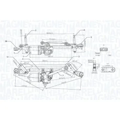 Szélvédőmosó-Berendezés - MAGNETI MARELLI (TGEC736QM)