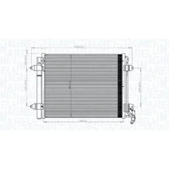 Kondenzátor, Klíma - MAGNETI MARELLI (BC833)