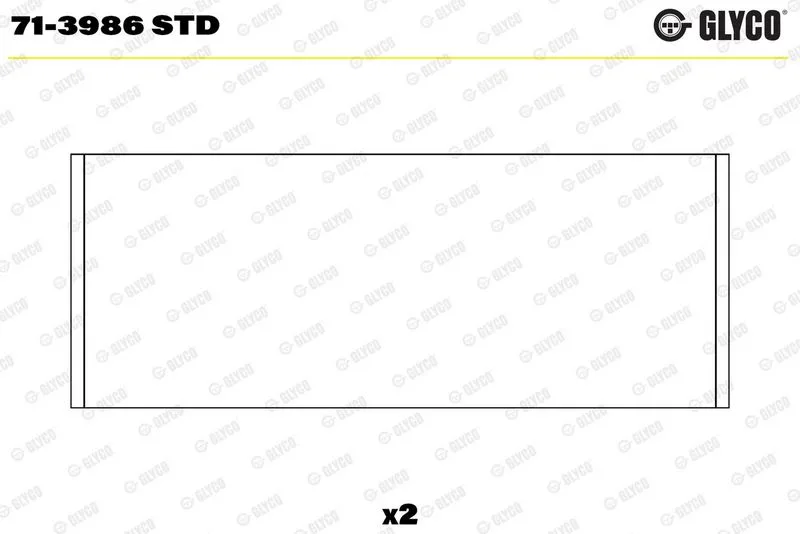 Hajtókar Csapágy - GLYCO (71-3986 STD)