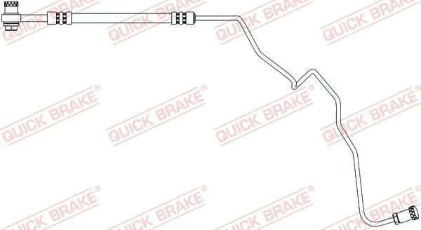 Fékcső - QUICK BRAKE (QB96.019X)