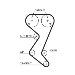 Fogasszíj - GATES (GAT5608XS)