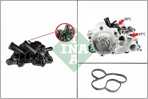 Vízszivattyú, Motorhűtés - Schaeffler INA (538088910)