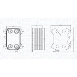 Olajhűtő, Motorolaj - MAGNETI MARELLI (RO0033)