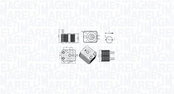 Olajhűtő, Motorolaj - MAGNETI MARELLI (RO0031)