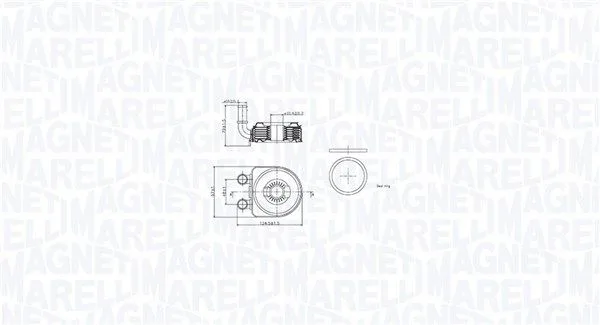 Olajhűtő, Motorolaj - MAGNETI MARELLI (RO0025)