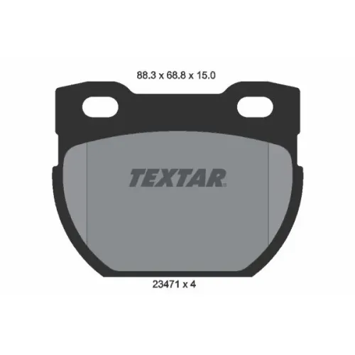 Fékbetétkészlet, Tárcsafék - TEXTAR (2347101TEX)