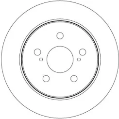 Féktárcsa - TRW (DF8335)