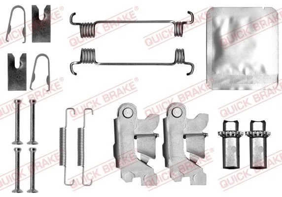 Tartozékkészlet, Rögzítőfék Pofa - QUICK BRAKE (QB105-0875S)