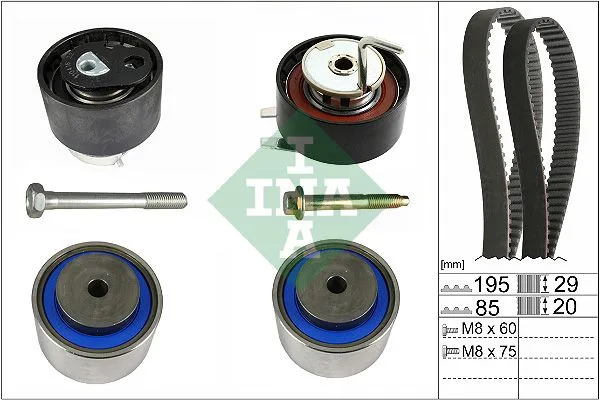 Fogasszíjkészlet - Schaeffler INA (530076410)