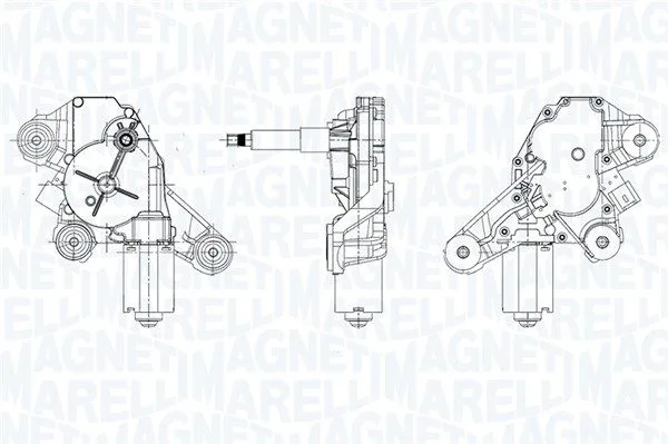 Törlőmotor - MAGNETI MARELLI (TGL734OM)