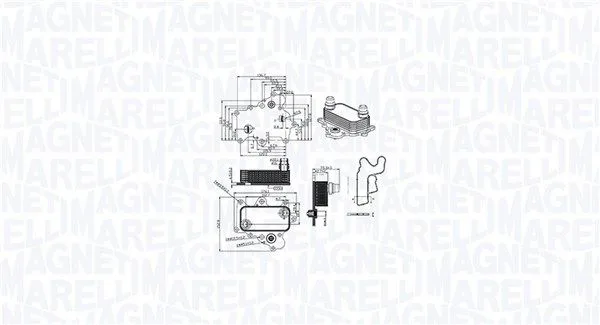 Olajhűtő, Motorolaj - MAGNETI MARELLI (RO0004)