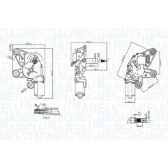 Törlőmotor - MAGNETI MARELLI (TGE711NM)