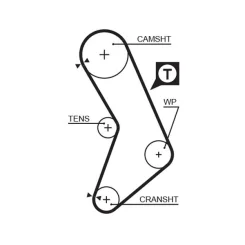 Fogasszíj - GATES (GAT5545XS)