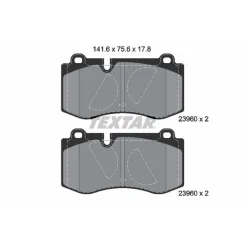Fékbetét Készlet, Tárcsafék - TEXTAR (2396001)