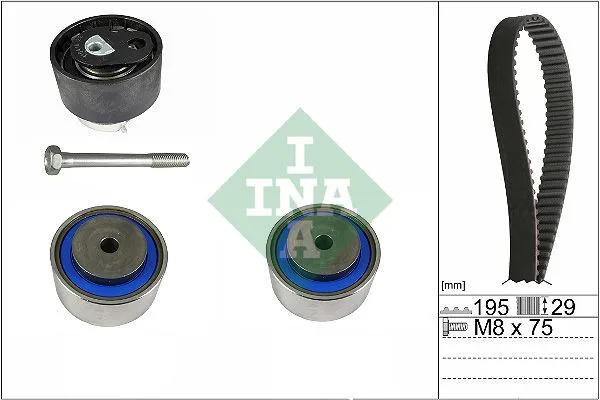 Fogasszíjkészlet - Schaeffler INA (530076510)