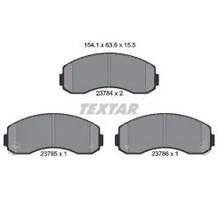 Fékbetét Készlet, Tárcsafék - TEXTAR (2378401)