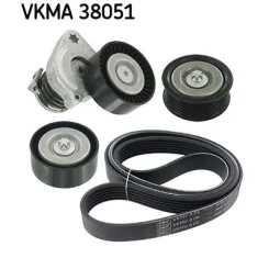 Hosszbordás Szíj Készlet - SKF (VKMA38051)